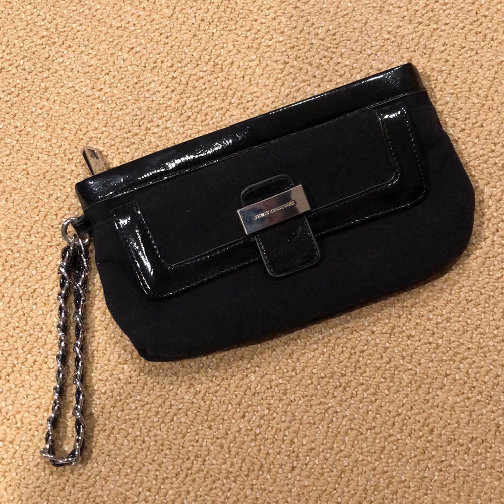 Vintage Juicy Couture Patent & Felt Clutch Wristlet